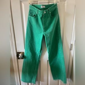 High Waisted Cut Off Jeans